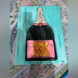 Veuve Clicquot Champagne Bottle Art
